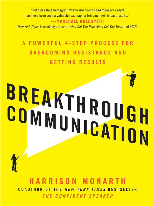 Title details for Breakthrough Communication by Harrison Monarth - Available